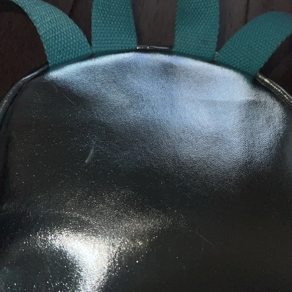 Iridescent like unicorn glitter confetti mini backpack
